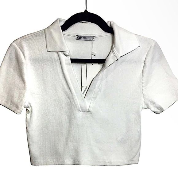 ZARA NWT crop top shirt 😍 - Picture 1 of 2